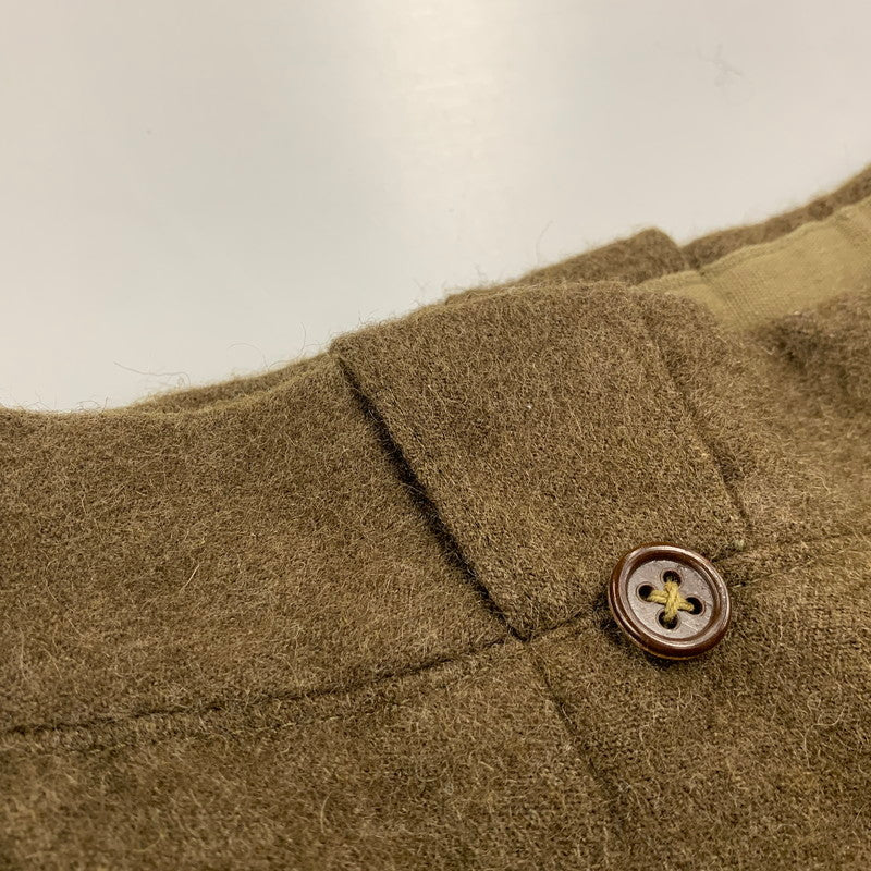 【中古品】【メンズ】 FRENCH ARMY フレンチ アーミー 50S-60S 50-60年代 MILITARY TUCK WOOL PANTS ミリタリー タック ウール パンツ ボトムス ズボン 157-251005-cs-01-izu サイズ:不明 カラー:オリーブ 万代Net店