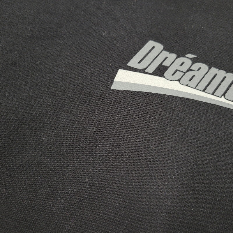 【中古品】【メンズ】 DREAMTEAM ドリームチーム DT UNDER LINE LOGO ディーティー アンダー ライン ロゴ CREWNECK SWEATSHIRT クルーネック スウェットシャツ トップス 長袖 142-260203-cs-10-izu サイズ:M カラー:ブラック 万代Net店
