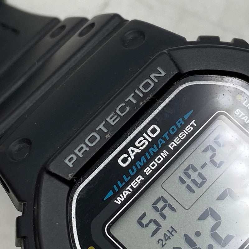 【中古品】【メンズ/レディース】 G-SHOCK ジーショック 5600 SERIES DW-5600E 5600シリーズ デジタル 腕時計 196-251025-as-18-izu サイズ:48.9 × 42.8 × 13.4 mm カラー:ブラック 万代Net店