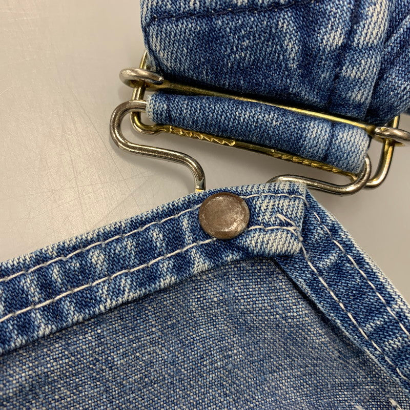 【現状渡し品】【メンズ】 ROUND HOUSE ラウンドハウス プリントタグ DENIM OVERALL デニム オーバーオール 157-251022-cs-02-izu サイズ:不明 カラー:インディゴ 万代Net店