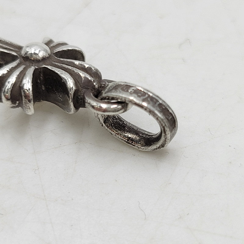 【中古品】【メンズ/レディース】 CHROME HEARTS クロムハーツ 925 CRS BBY FAT クロス ベイビー ファット ペンダントトップ アクセサリー 190-251214-as-10-izu カラー:シルバー 万代Net店