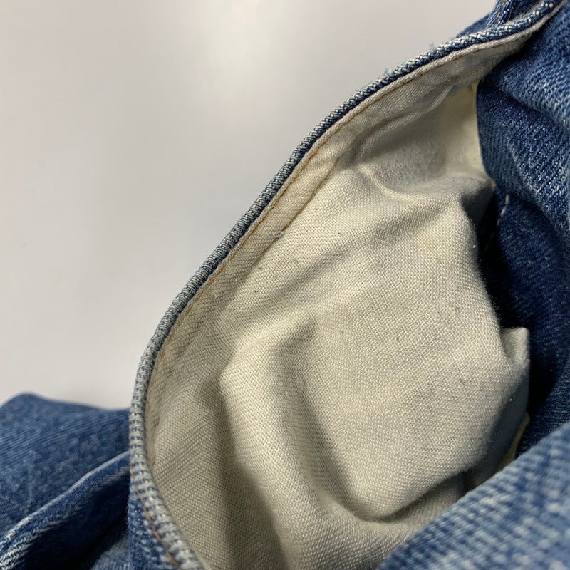 【現状渡し品】【メンズ】 刻印650 SMALL-E 均等V 脇割 80S 517-0217 BOOTS CUT DENIM PANTS ブーツカット デニム パンツ ボトムス ズボン 157-251024-cs-10-izu サイズ:30×32 カラー:インディゴ 万代Net店
