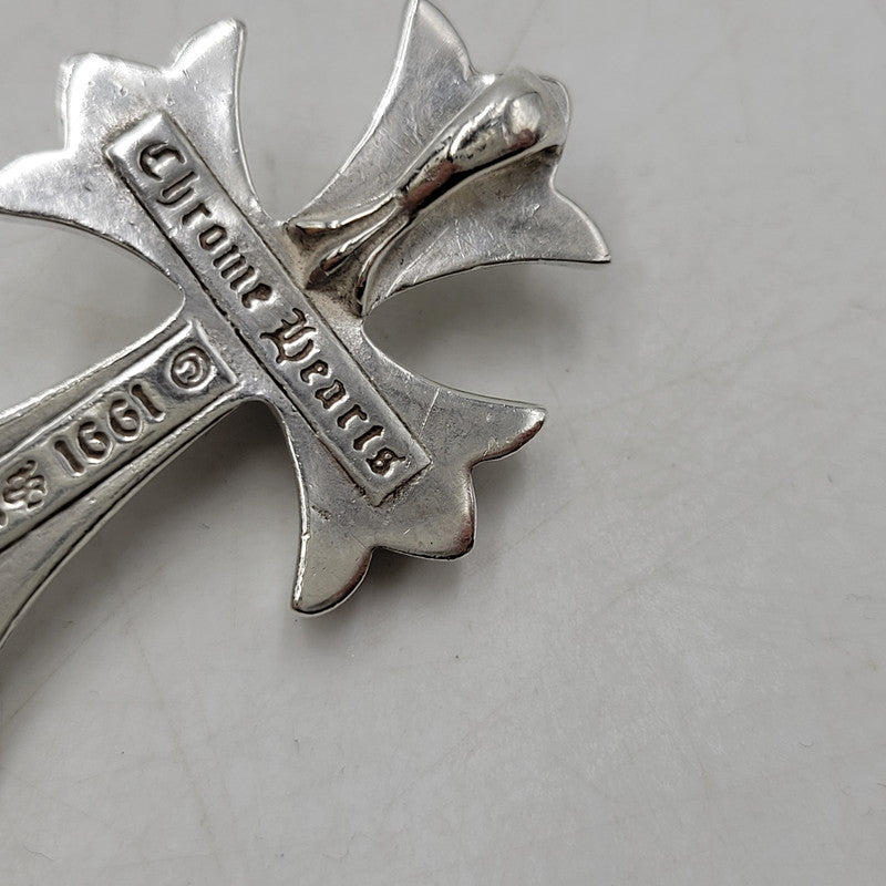 【中古品】【メンズ/レディース】 CHROME HEARTS クロムハーツ STERLING CH CRS SML PENDANT TOP スモールCHクロス ペンダントトップ アクセサリー 190-251214-as-12-izu カラー:シルバー 万代Net店
