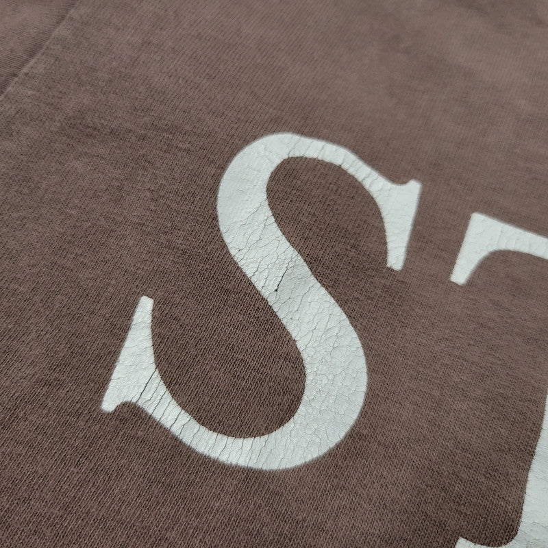 【現状渡し品】【メンズ】 OLD STUSSY オールドステューシー USA製 両シングル 白タグ 90S STUSSY NO.3 SS TEE ショートスリーブ Tシャツ トップス 半袖 142-251029-cs-17-izu サイズ:L カラー:ブラウン 万代Net店
