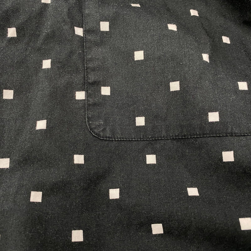 【中古品】【メンズ】 NUTERM ニューターム 004SH-019S NUTERM WILLIE SQUARE DOT PRINT SHIRTS ニュータム ウィリー スクエア ドット プリント シャツ トップス 長袖 140-251112-cs-03-izu サイズ:S カラー:ブラック 万代Net店