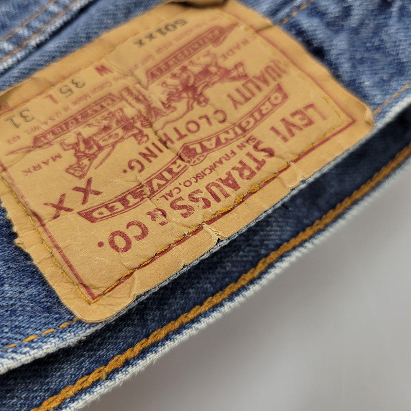 【中古品】【メンズ】 SMALL-E 501XX DENIM PANTS 501-0000 デニムパンツ USA製 刻印544 ジーンズ ボトムス 157-251104-as-19-izu サイズ:35×31 カラー:インディゴ 万代Net店