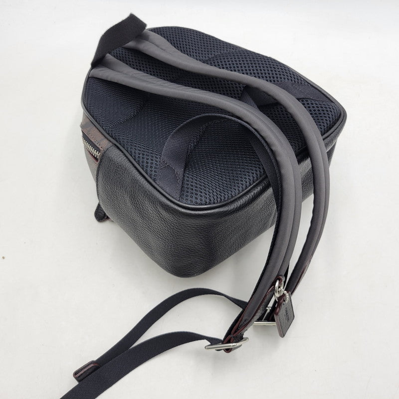 【中古品】【レディース】 COACH コーチ MINI BACKPACK CC757 ミニ バックパック リュック カバン 鞄 180-251113-as-14-izu カラー:ブラウン×ブラック 万代Net店
