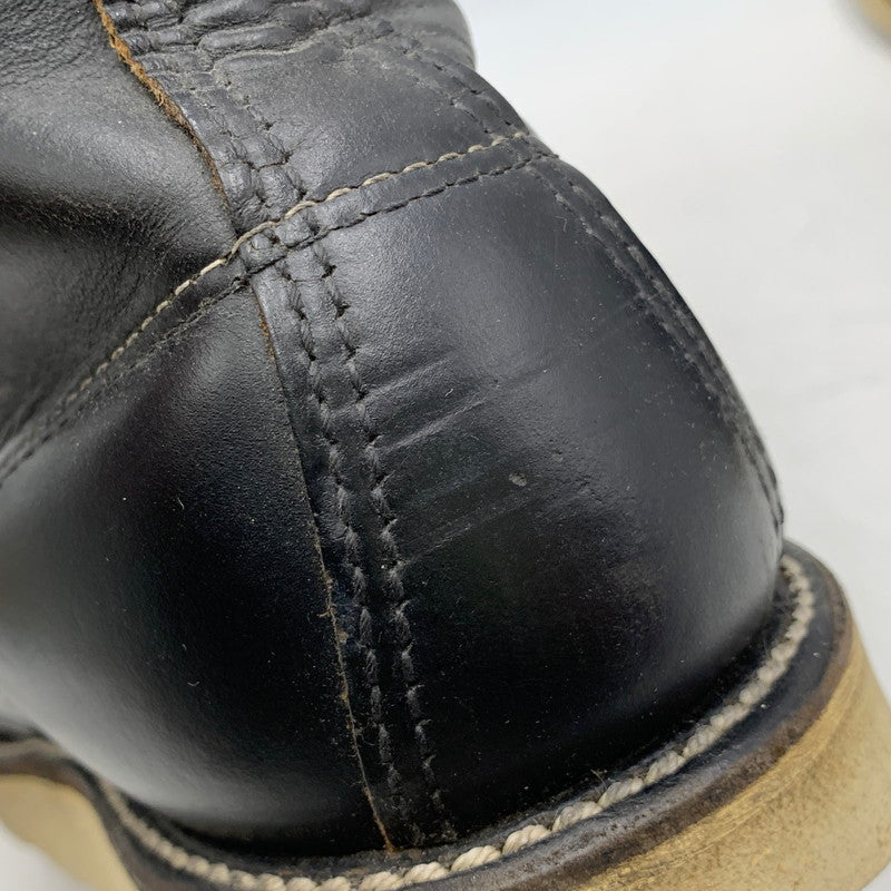 【中古品】【メンズ】 RED WING レッドウィング IRISH SETTER アイリッシュセッター USA製 四角犬タグ ブーツ シューズ 靴 164-251116-as-18-izu サイズ:7.5 カラー:ブラック 万代Net店