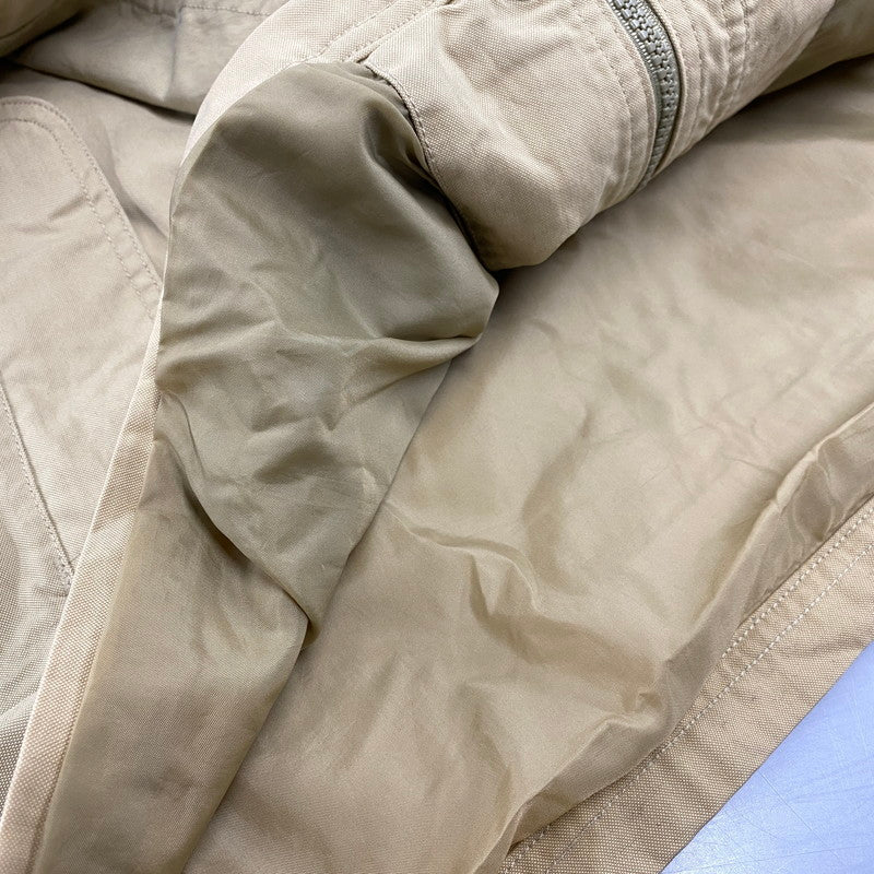 【中古品】【メンズ】 adidas アディダス NYLON JACKET ナイロンジャケット アウター 146-251123-as-21-izu サイズ:USA L カラー:ベージュ 万代Net店