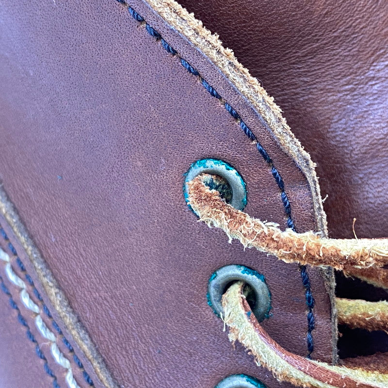 【中古品】【メンズ/レディース】 RED WING レッドウィング 9173 USA製 WABASHA CHUKKA BOOTS ワバシャ チャッカ ブーツ シューズ 靴 164-251118-cs-07-izu サイズ:7 カラー:ブラウン 万代Net店