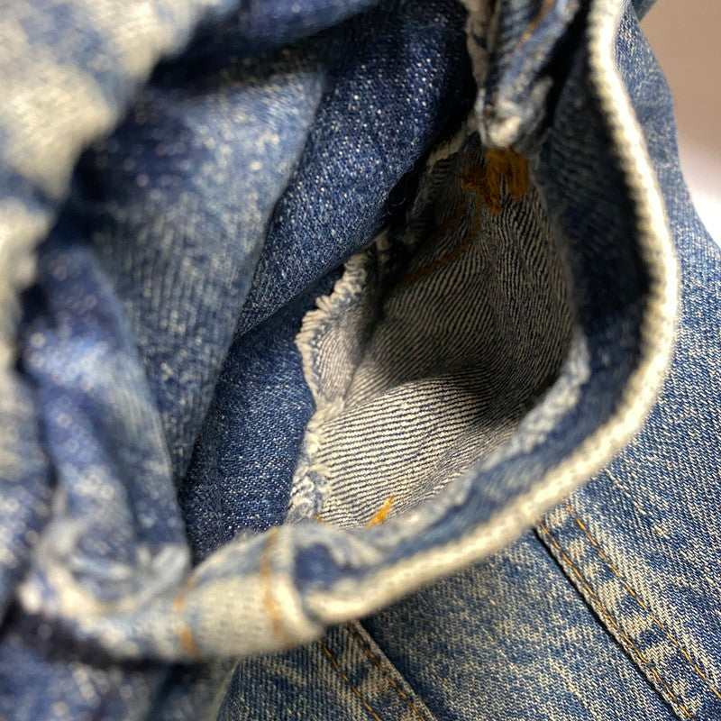 【現状渡し品】【メンズ】 4TH TYPE DENIM JACKET 70505-0217 デニムジャケット 刻印52 アウター 146-251121-as-02-izu サイズ:38 カラー:インディゴ 万代Net店