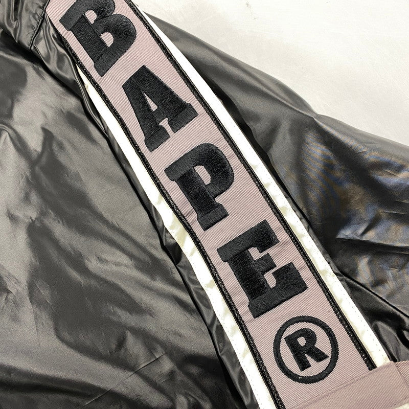 【中古品】【メンズ】 A BATHING APE CYCLES アベイシングエイプ サイクル POLYESTER JACKET ポリエステル ジャケット 三角タグ 142-251122-as-36-izu サイズ:XS カラー:ブラック 万代Net店