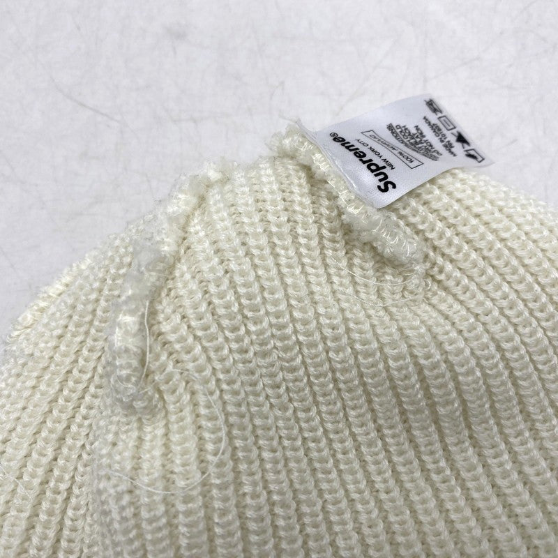 【中古品】【メンズ】 LOOSE GAUGE BEANIE ルース ゲージ ビーニー ニット帽 帽子 185-260103-kh-02-izu サイズ:F カラー:ホワイト 万代Net店