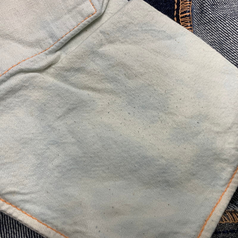 【中古品】【メンズ】 EVISU×SIOTANI BROTHERS エヴィス×シオタニブラザーズ BIG SEAGULL&SKULL DENIM SHORT ビッグ シーガル & スカル デニム ショート ボトムス ズボン 156-251201-cs-04-izu サイズ:32×33 カラー:インディゴ 万代Net店