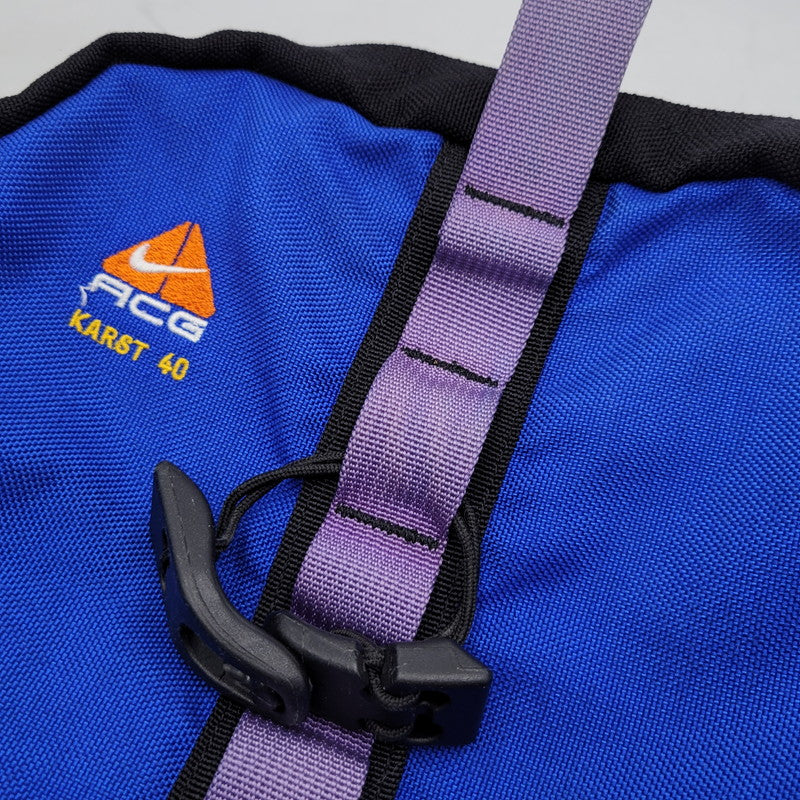 【中古品】【メンズ/レディース】 OLD NIKE オールドナイキ ACG KARST 40 90S BACK PACK エーシージー カルスト バック パック 鞄 カバン 188-251211-cs-11-izu カラー:ブラック/ブルー 万代Net店