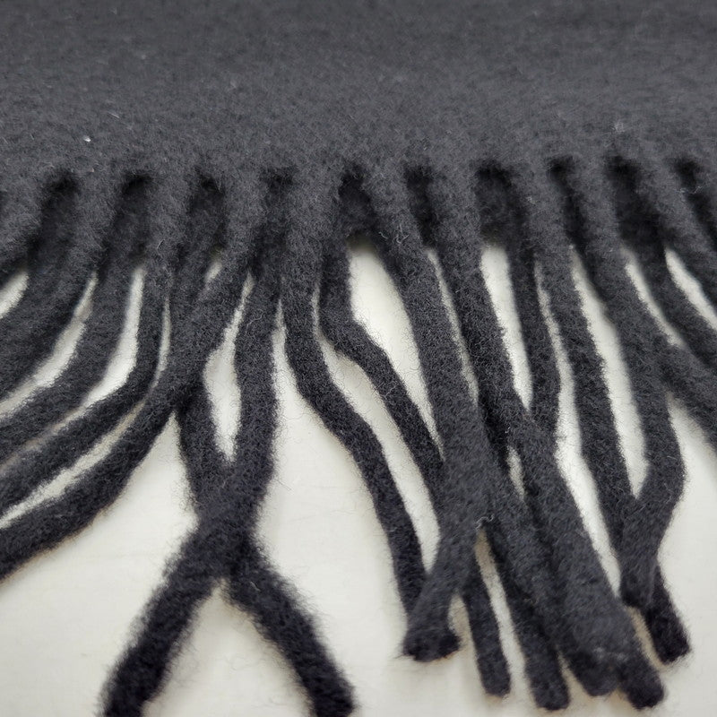【中古品】【メンズ/レディース】 ACNE STUDIOS アクネストゥディオズ FRINGE WOOL MUFFLER CA0086 フリンジ ウール マフラー 187-251207-as-27-izu サイズ:200×45cm カラー:ブラック 万代Net店
