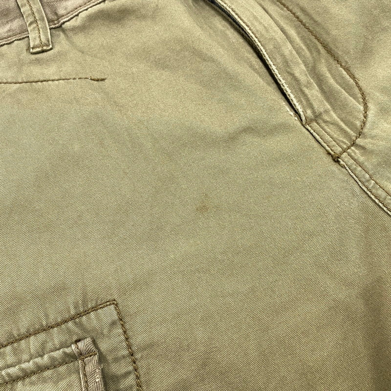 【中古品】【メンズ】 90S RIBBED HEM MILITARY CARGO PANTS リブ ヘム ミリタリー カーゴパンツ ボトムス 157-251207-km-06-izu サイズ:38×30 カラー:カーキ 万代Net店