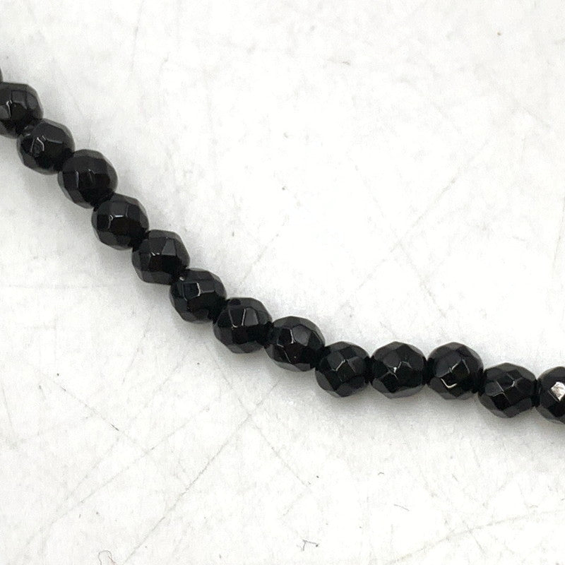 【中古品】【メンズ/レディース】 Justin Davis ジャスティンデイビス SNJ330 TINY ONYX CHAIN タイニー オニキス チェーン ネックレス アクセサリー 192-251218-kh-02-izu カラー:ブラック 万代Net店