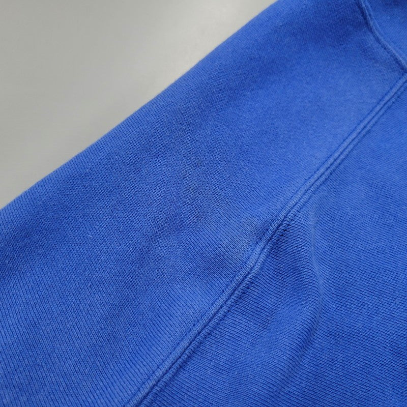 【中古品】【メンズ】 BLACK EYE PATCH ブラックアイパッチ SPRAY RIB CREWNECK SWEATSHIRT スプレー リブ クルーネック スウェットシャツ トップス 長袖 142-251220-cs-03-izu サイズ:M カラー:ブルー 万代Net店