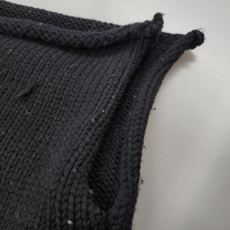 【中古品】【メンズ】 MY-K29-147 90S POCKET GIMMICK ポケット ギミック KNIT VEST ニット ベスト 140-251218-ya-12-izu サイズ:下記参照 カラー:BLACK 万代Net店