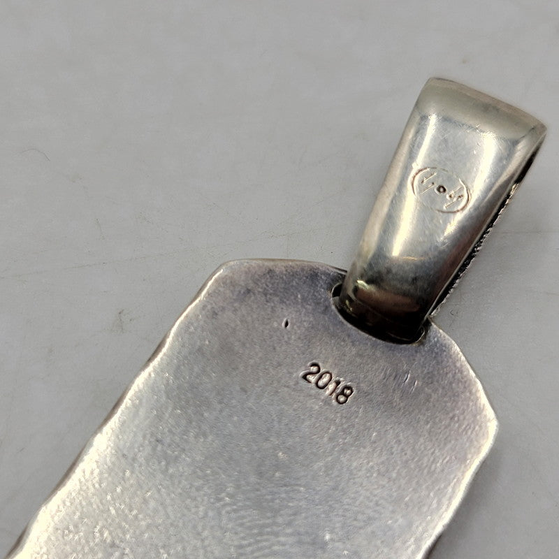 【中古品】【メンズ/レディース】 GOTHIC YOHJI YAMAMOTO ゴシック ヨウジヤマモト DOG TAG PENDANT TOP SV950 2018 ドッグ タグ ペンダント トップ ネックレス アクセサリー 192-251219-ay-13-izu カラー:シルバー 万代Net店