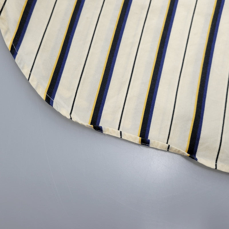 【中古品】【メンズ】 MERTON DRESS STRIPE LS SHIRT マートン ドレス ストライプ ロングスリーブ シャツ トップス 長袖 146-260201-kh-01-izu サイズ:S カラー:ベージュ系 万代Net店