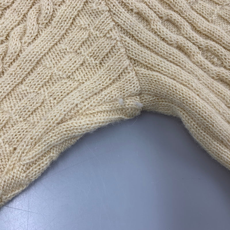 【中古品】【メンズ】 ORGUEIL オルゲイユ OR-4026 CABLE KNIT SWEATER ケーブル ニット セーター トップス 長袖 145-251222-cs-13-izu サイズ:42 カラー:ベージュ 万代Net店