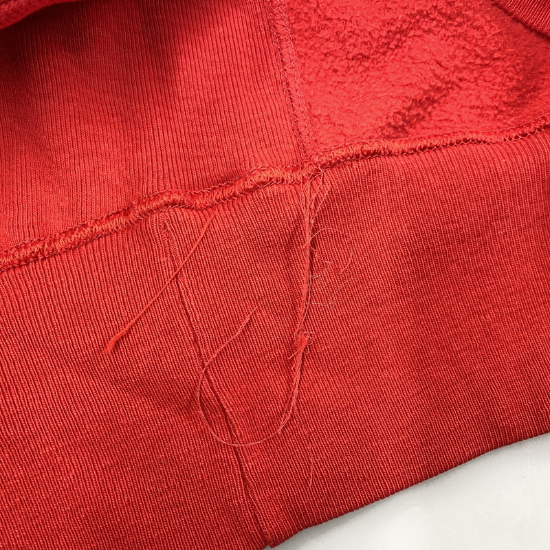【現状渡し品】【メンズ】 刺繍タグ 90S MARSHALLTOWN GOLF 14 4段プリント REVERSE WEAVE SWEATSHIRT リバース ウィーブ スウェットシャツ トップス 長袖 146-251223-cs-01-izu サイズ:XL カラー:レッド 万代Net店