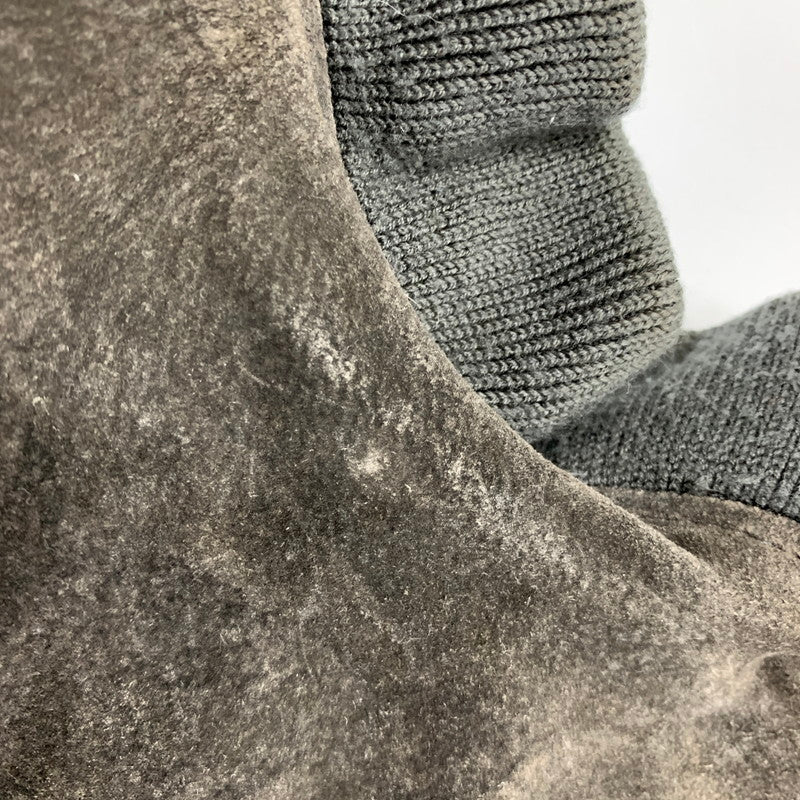 【現状渡し品】【メンズ】 HILL&ARCHER ヒルアンドアーチャー 韓国製 80S-90S SUEDE LEATHER BLOUSON スエード レザー ブルゾン アウター 146-251225-ya-05-izu サイズ:44 カラー:チャコール 万代Net店