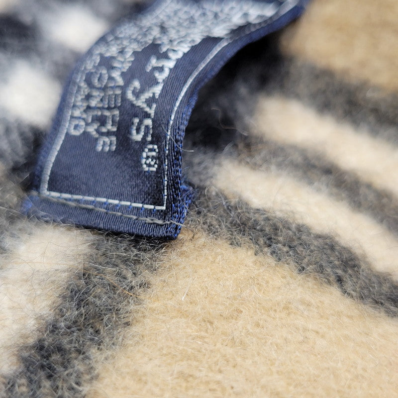【中古品】【メンズ/レディース】 CASHMERE MUFFLER カシミア マフラー 英国製 ノバチェック 183-251230-yn-04-izu カラー:マルチ 万代Net店