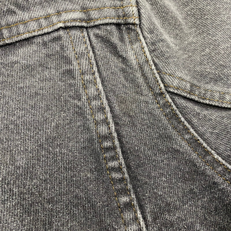 【中古品】【メンズ】 70506-0259 刻印527 USA製 80S 先染め BLACK DENIM JACKET ブラック デニム ジャケット アウター 146-260107-cs-08-izu サイズ:42 カラー:ブラック 万代Net店