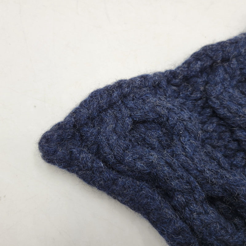 【中古品】【メンズ/レディース】 LOW GAUGE KNIT MUFFLER F6N03 ローゲージニット マフラー ARTSCABUT期 187-260108-as-03-izu カラー:ネイビー 万代Net店
