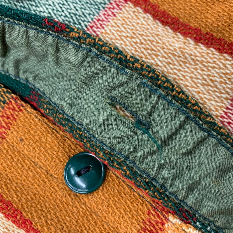 【中古品】【メンズ】 USED VINTAGE WOOL CHECK SHIRT ウール チェック シャツ 146-260113-as-09-izu サイズ:L カラー:マルチカラー 万代Net店