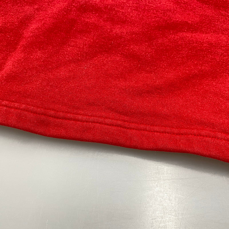 【中古品】【メンズ】 RALPH LAUREN ラルフローレン SWEATSHIRT スウェットシャツ USA製 トレーナー 長袖 トップス 146-260119-as-17-izu サイズ:M/L カラー:レッド 万代Net店
