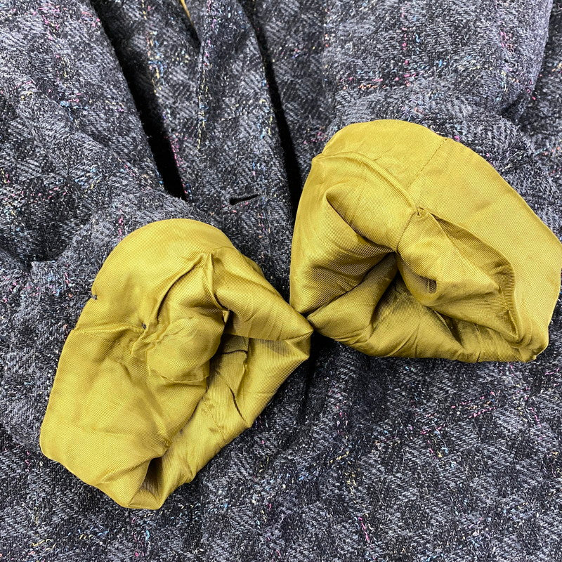 【中古品】【メンズ】 MILLEMIGLIA ミッレミリア イタリア製 ALPACA WOOL MIXED TAILORED JACKET アルパカ ウール ミックス テーラード ジャケット アウター 146-260129-yn-03-izu サイズ:52 カラー:ブラック系 万代Net店