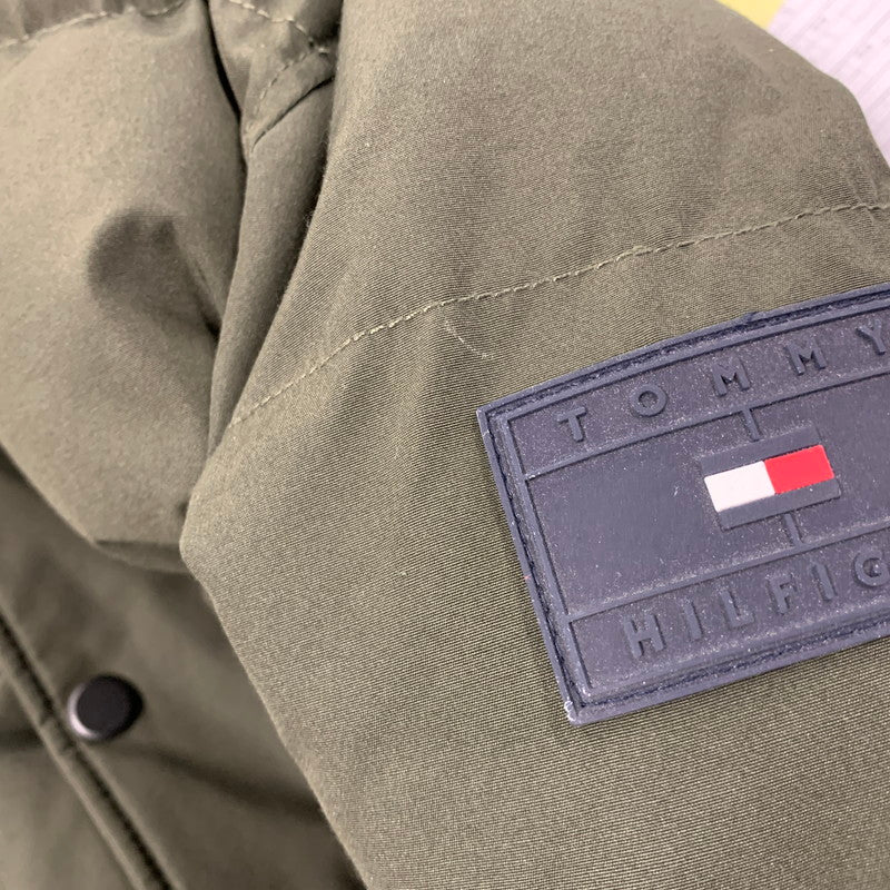 【中古品】【メンズ】 HOODED DOWN JACKET 15HZS2002 フーデッド ダウンジャケット アウター 147-260130-as-03-izu サイズ:M カラー:グリーン系 万代Net店