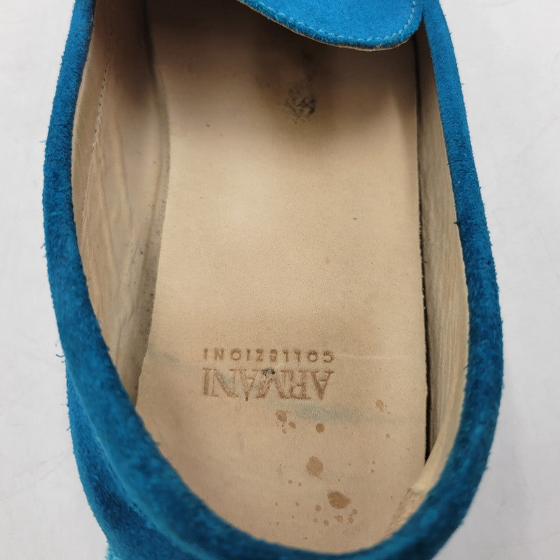 【中古品】【メンズ】 X6B001 SUEDE LOAFERS スエードローファー 靴 164-260130-kk-02-izu サイズ:41 カラー:ブルー 万代Net店