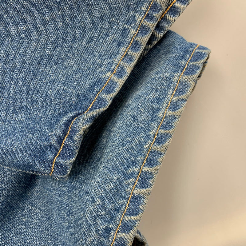 【中古品】【メンズ】 INSCRIRE アンスクリア ID-PT33 LOOSE FIT ルーズ フィット INSIDE OUT DENIM PANTS インサイド アウト デニム パンツ ズボン ボトムス 151-260130-ya-08-izu サイズ:30 カラー:インディゴ 万代Net店