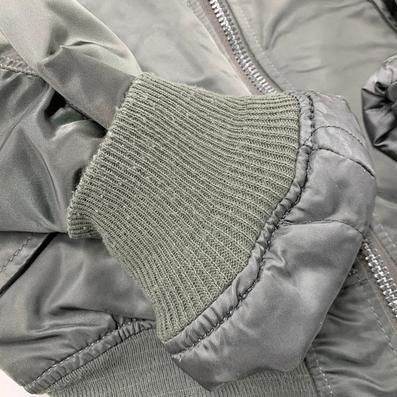 【中古品】【メンズ】 ALPHA INDUSTRIES アルファインダストリーズ 0615-00-573-8335 USA製 MA-1 FLIGHT JACKET フライト ジャケット アウター 145-260130-ya-14-izu サイズ:XS カラー:ダークグリーン 万代Net店