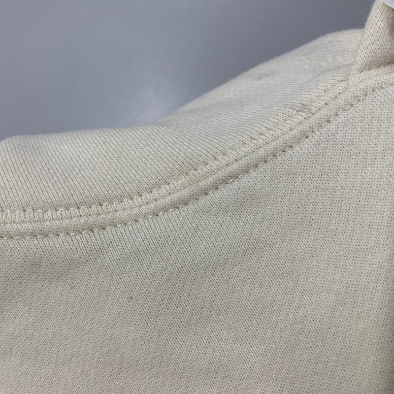 【中古品】【メンズ】 FOG ESSENTIALS エフオージーエッセンシャルズ ×THEATER8 シアターエイト BACK LOGO PAINT HOODIE バック ロゴ ペイント フーディ トップス スウェット トレーナー 142-260130-ya-15-izu サイズ:XS カラー:クリーム 万代Net店
