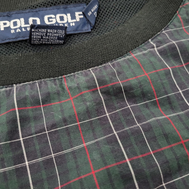 【中古品】【メンズ】 POLO GOLF RALPH LAUREN ポロ ゴルフ ラルフ ローレン COTTON CHECK PULLOVER コットン チェック プルオーバー トップス 長袖 146-260131-ya-16-izu サイズ:XL カラー:グリーン 万代Net店