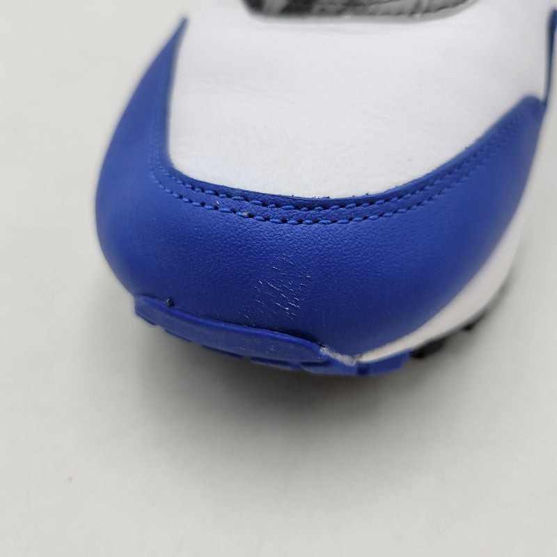【中古品】【メンズ/レディース】 × ATMOS アトモス AIR MAX 1 PRNT AQ0927-100 エアマックス1 プリント スニーカー シューズ 靴 160-260319-as-04-izu サイズ:26cm カラー:WHITE/GAME ROYAL 万代Net店