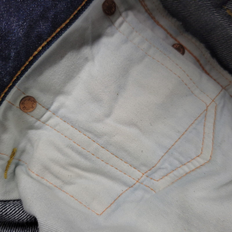 【中古品】【メンズ】 LOT 2000 NO2 DENIM SHORT PANTS デニム ショート パンツ 156-260204-ya-03-izu サイズ:34 カラー:インディゴ 万代Net店
