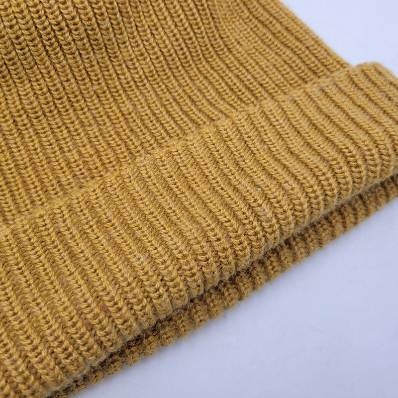 【中古品】【メンズ】 17FW LOOSE GAUGE ARC BEANIE ルーズ ゲージ アーク ビーニー ニット帽 帽子 185-260213-ya-03-izu サイズ:F カラー:イエロー 万代Net店