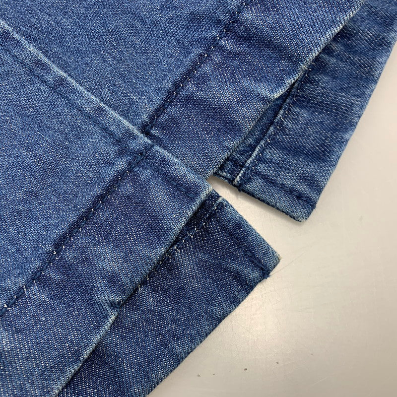 【中古美品】【メンズ】 DENIM SOUTIEN COLLAR COAT 225-8451-170 デニム ステンカラーコート アウター 141-260213-as-06-izu サイズ:36 カラー:インディゴ 万代Net店