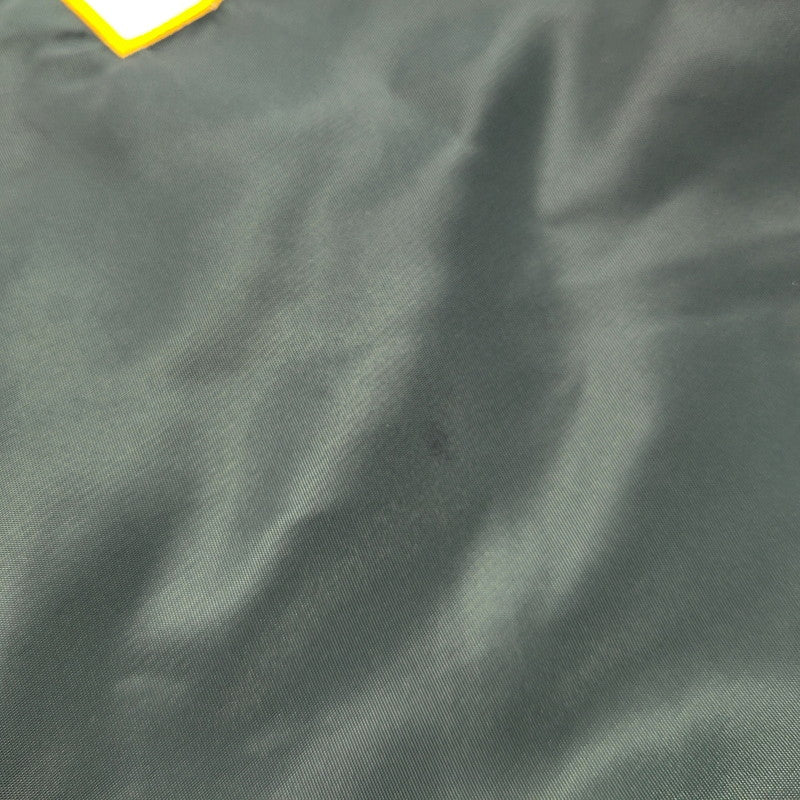 【中古品】【メンズ】 FANATICS ファナティクス OAKLAND ATHLETICS NYLON STADIUM JACKET ML2322SS0001 オークランドアスレチックス ナイロンスタジアムジャケット スタジャン アウター 142-260218-as-13-izu サイズ:L カラー:グリーン 万代Net店