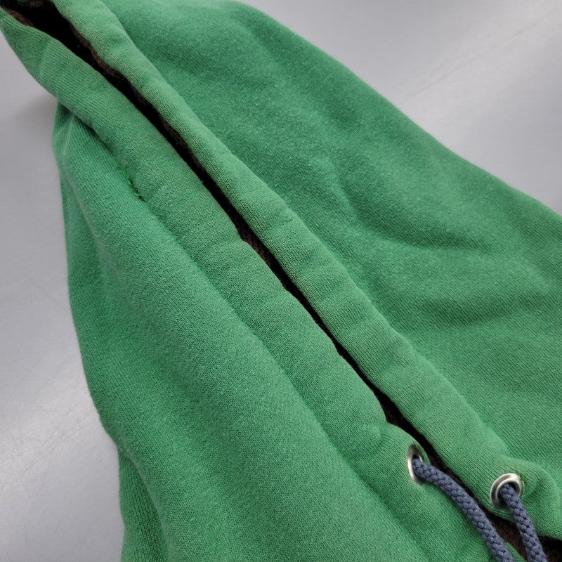 【中古品】【メンズ】 WASTE TWICE ウエストトワイス REVERSIBLE ZIP UP HOODED VEST リバーシブル ジップアップ フーデッド ベスト 145-260218-as-15-izu サイズ:L カラー:グリーン/ブルー×ブラウン 万代Net店