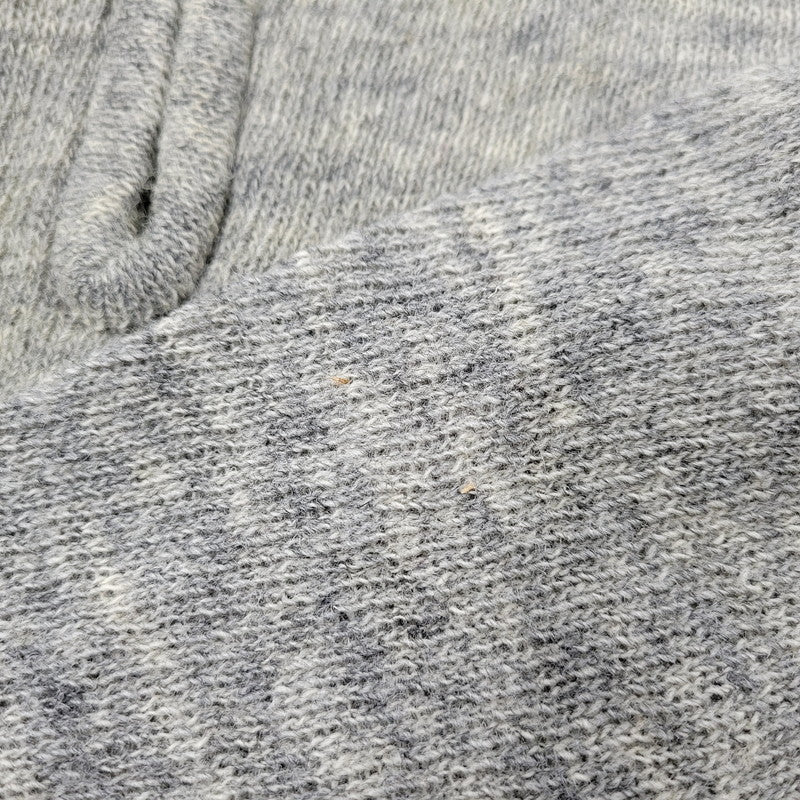 【現状渡し品】【メンズ】 PT-040340 99AW HALFZIP WOOL KNITSHIRT ハーフジップ ウール ニットシャツ 140-260219-yn-09-izu サイズ:不明 カラー:グレー 万代Net店
