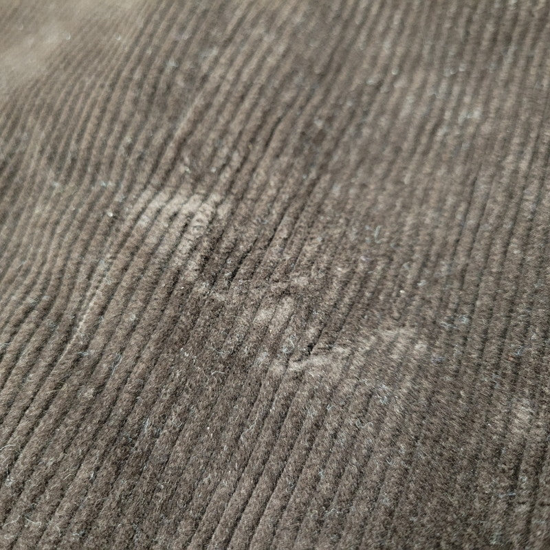 【中古品】【メンズ】 イタリア製 WOOL CHECK CORDUROY TAILORED JACKET ウール チェック コーデュロイ テーラード ジャケット 141-260219-yn-01-izu サイズ:34 カラー:ブラウン 万代Net店