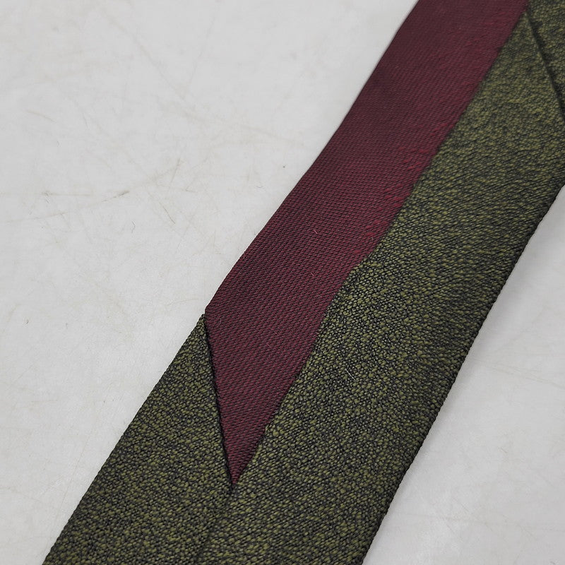 【中古美品】【メンズ】 JEAN PAUL GAULTIER HOMME ジャンポールゴルチエオム SILK NECKTIE シルク ネクタイ 187-260218-yn-03-izu カラー:グリーン系 万代Net店